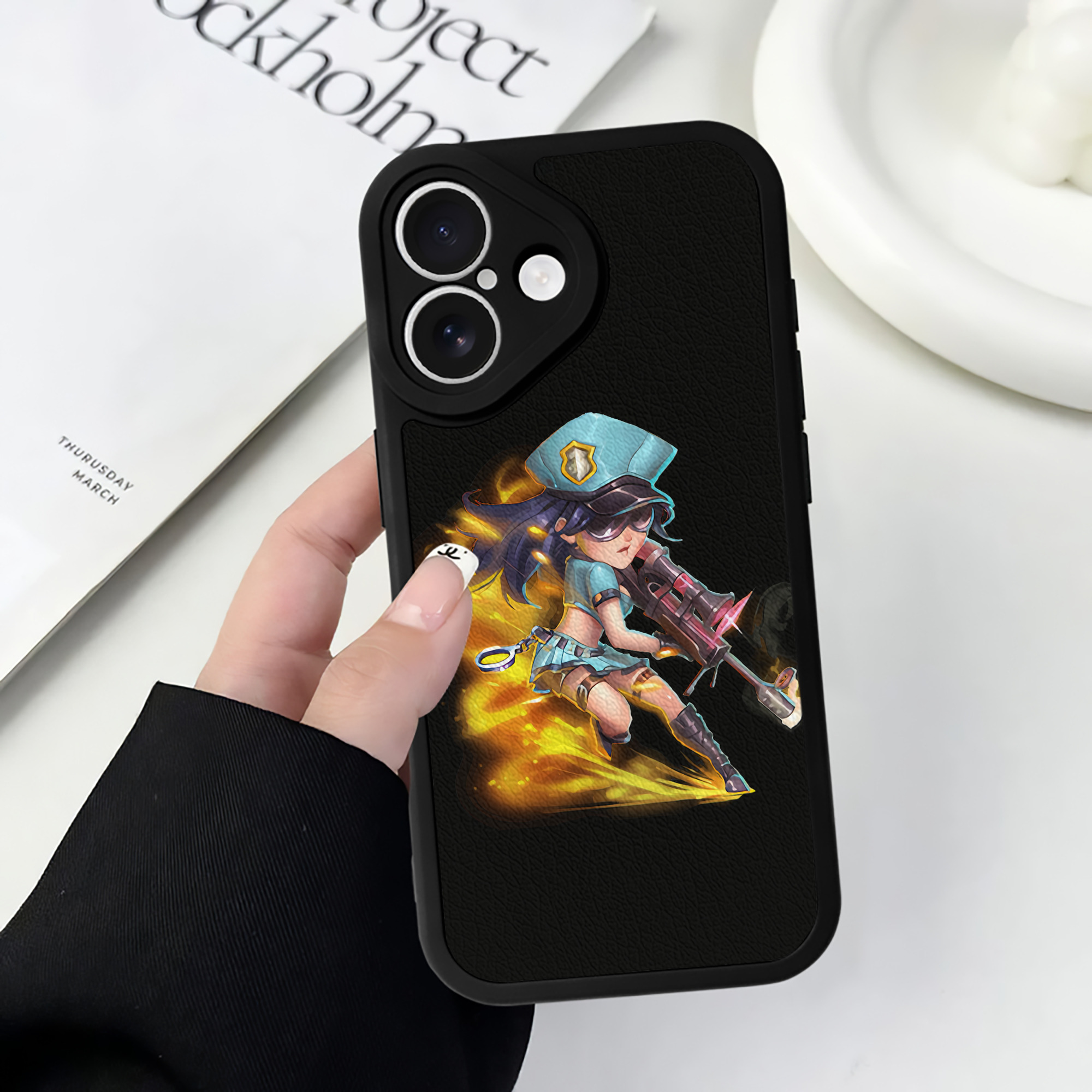 リーグ・オブ・レジェンド League of Legends LOL 【iPhone 16シリーズ対応】シリコンスマホケース（レザー調） 材質：シリコン